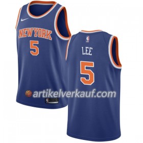 NBA New York Knicks Trikot Courtney Lee 5 Nike 2017-18 Blau Swingman - Herren